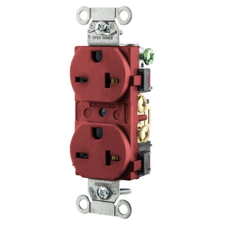 HUBBELL WIRING DEVICE-KELLEMS Construction/Commercial Receptacles 5462R 5462R